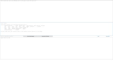 Screenshot of the Query SQL app